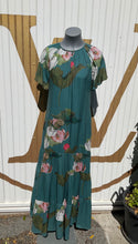 Load image into Gallery viewer, Cristina Beautiful Life Peonia Petrol Dress
