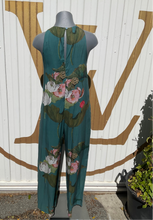 Load image into Gallery viewer, Cristina Beautiful Life Peonia Petrol Jumpsuit
