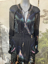Load image into Gallery viewer, Camilla Blouson Sleeve Wrap Dress
