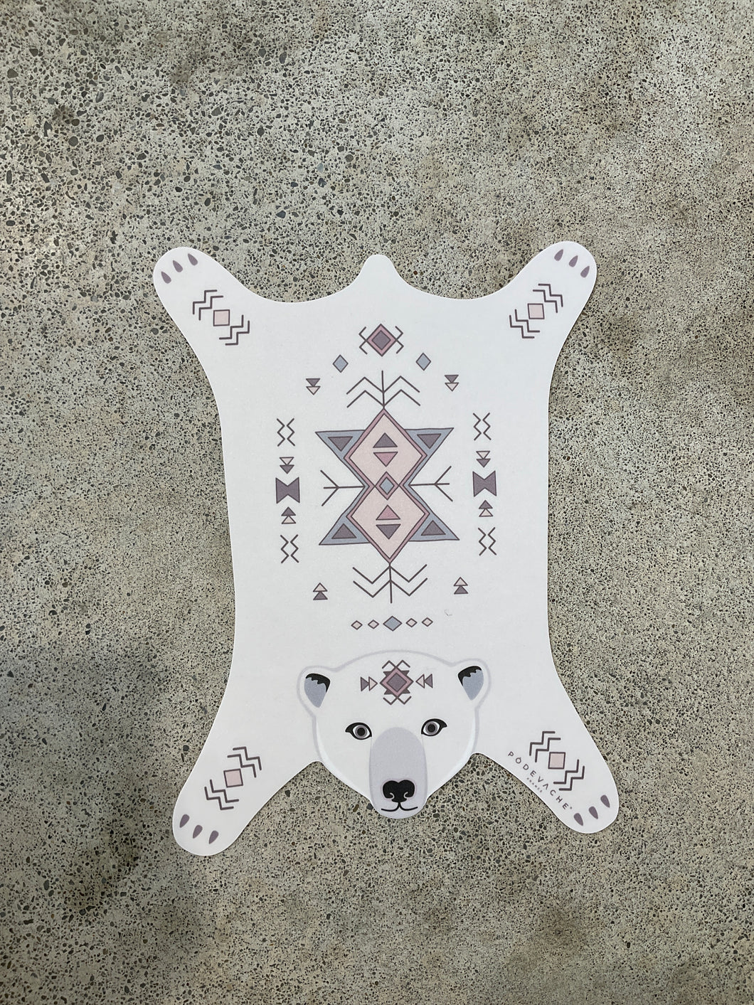 Podevache Polar bear table place mat