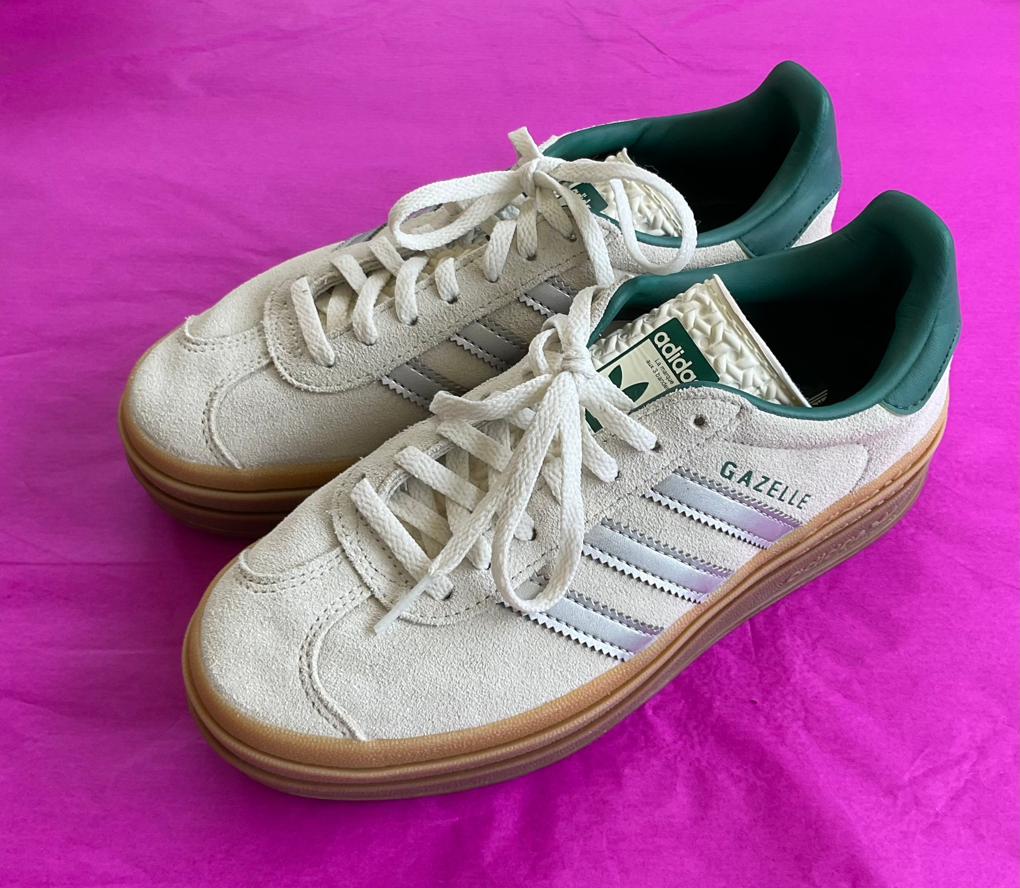 adidas gazelle silver green womens adidas Originals Gazelle Sala