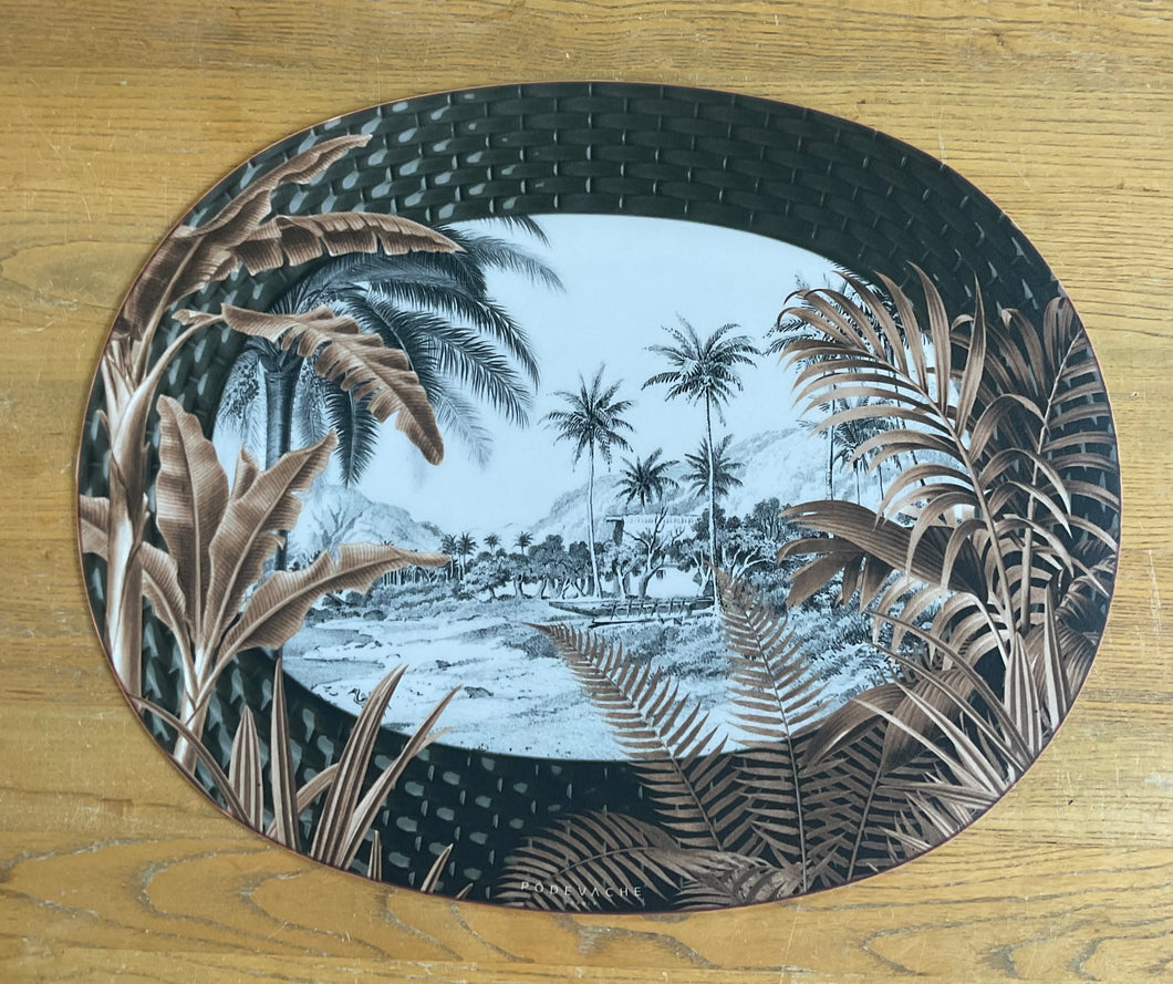Podevache Tropical Scene Placemat
