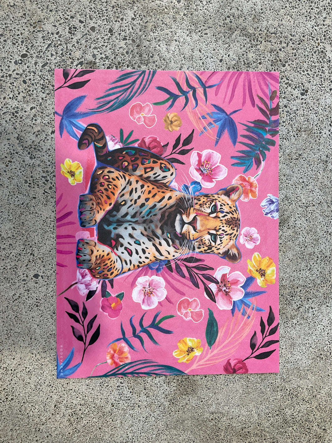 Podevache Cheetah table place mat